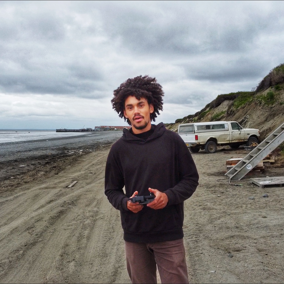 Razpe Carlson at Naknek Bristol Bay fishing site